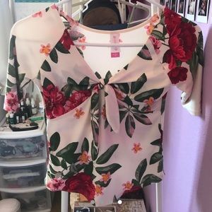 3/4 sleeve EXTREMELY comfy floral top!